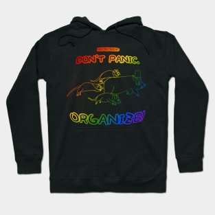 Don't Panic: Organize! (Rainbow Version 1) Hoodie